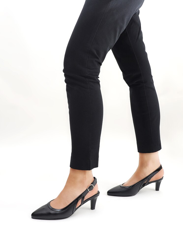 Easy Street® Glisten Slingback Pumps image number 9