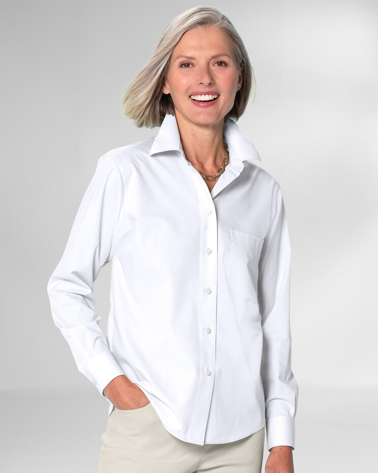 Foxcroft Classic-Fit Solid Shirt image number 1