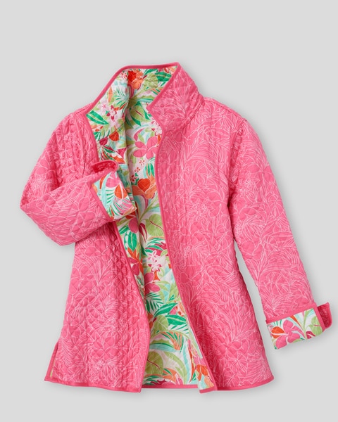 Limited-Edition Island Time Reversible Quilted Jacket