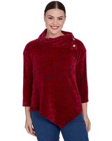 Ruby Rd® Must Haves Knit Faux Bois Top thumbnail number 1