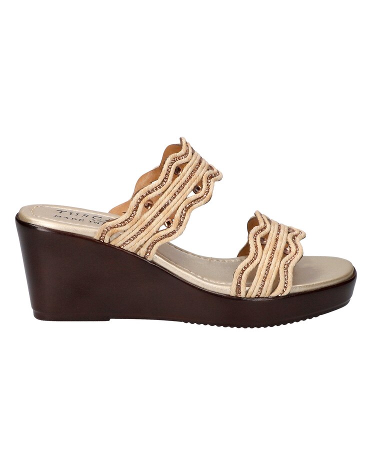 Tuscany by Easy Street® Selva Wedge Sandals image number 4
