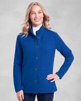 Cambridge Cabled Knit Jacket thumbnail number 2