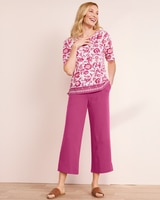 Prima™ Cotton Border-Print Tee  thumbnail number 2