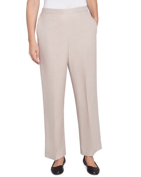 Alfred Dunner® Kensington Gardens Relaxed Linen Short Length Pant