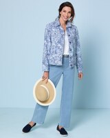 DreamFlex Paisley Jean Jacket thumbnail number 2