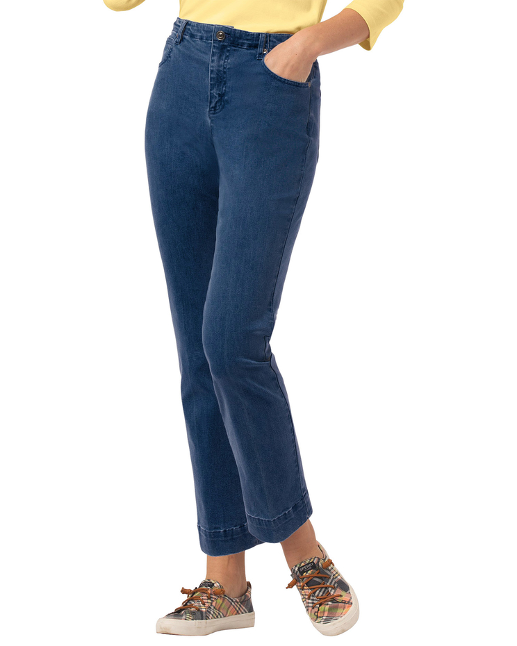 Dreamflex Comfort-Waist Ankle Jeans image number 1