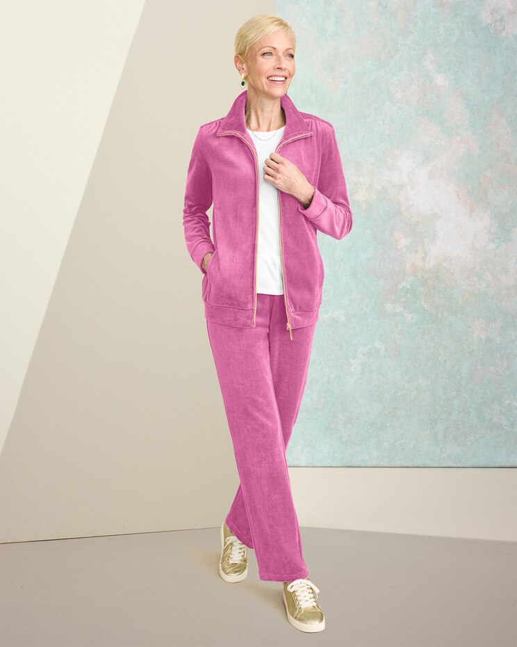 Luxe Velour Jacket Set image number 1