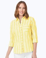 Hampton Long Sleeve Beach Stripe Shirt thumbnail number 1