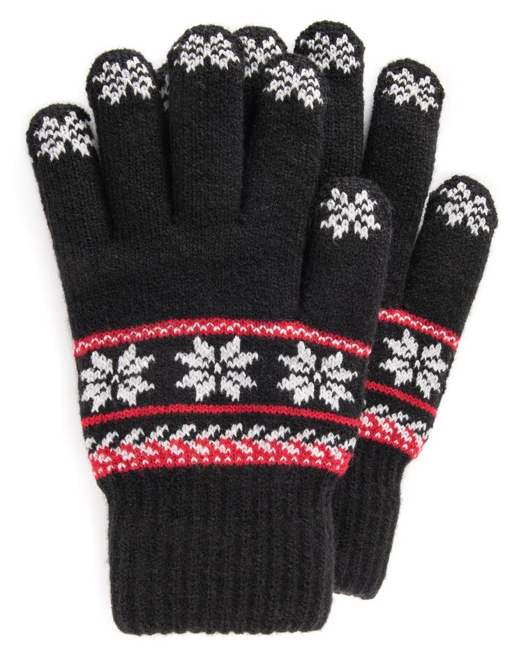 MUK LUKS® Womens Lined Knit Gloves image number 1