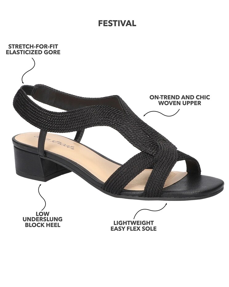 Easy Street® Festival Block Heel Sandals image number 8