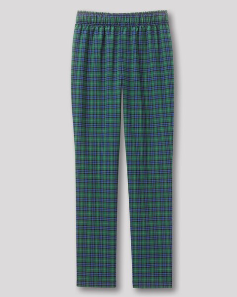 Festive Plaid Pull-On Pants