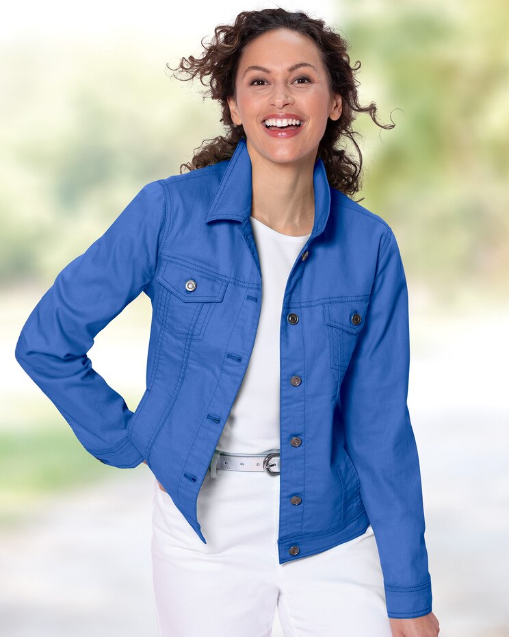 DreamFlex Colored Jean Jacket image number 1