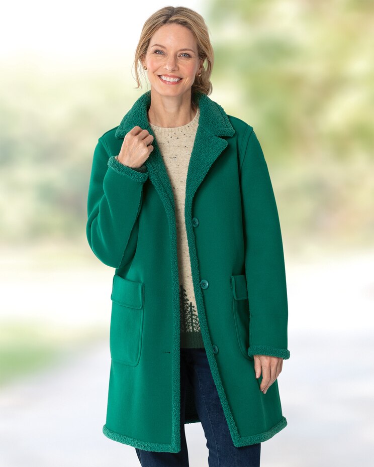 Reversible Faux-Sherpa Coat image number 1