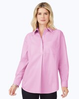 Lacey Long Sleeve Solid Stretch Shirt thumbnail number 1