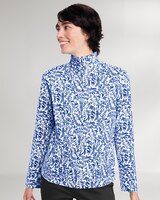 Prima™ Cotton Stencil Floral Turtleneck thumbnail number 2