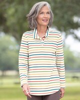 Everyday Knit Stripe Henley thumbnail number 1