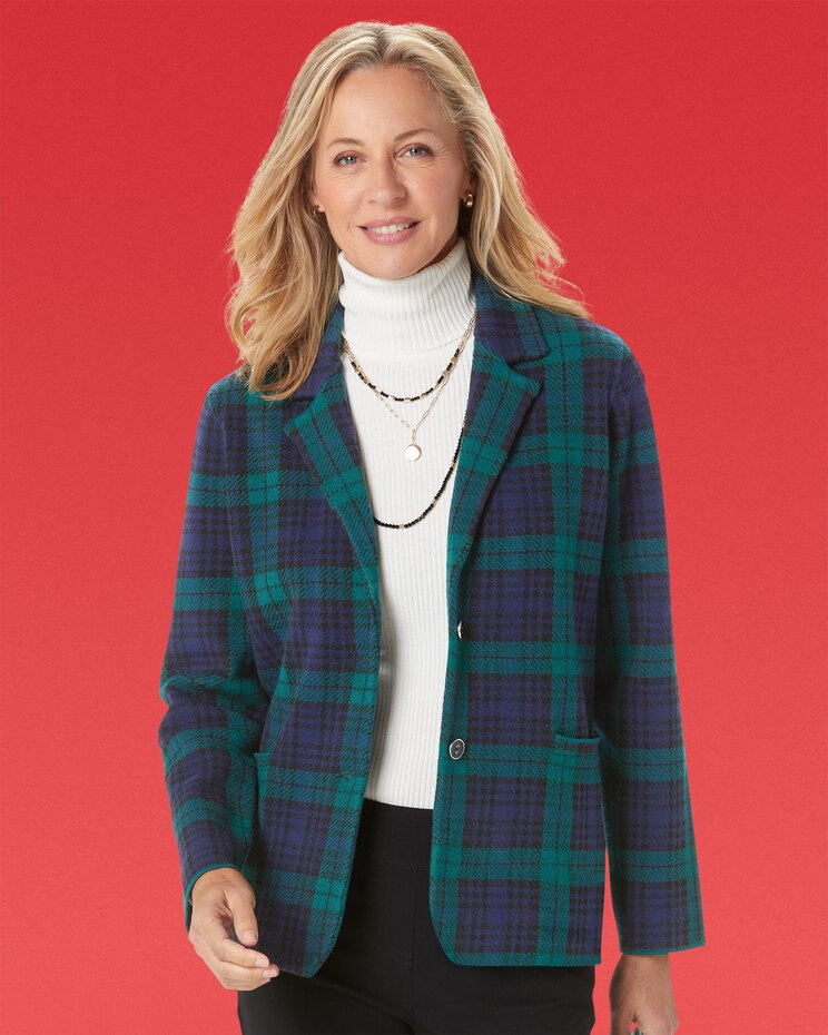 Black Watch Sweater Blazer image number 1