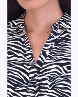 Mary No Iron Zebra Print Shirt thumbnail number 4