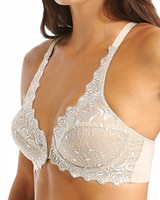 Valmont Embroidered Lace Front Close Underwire Bra thumbnail number 1