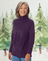 Cozy Cables Mockneck Sweater thumbnail number 1