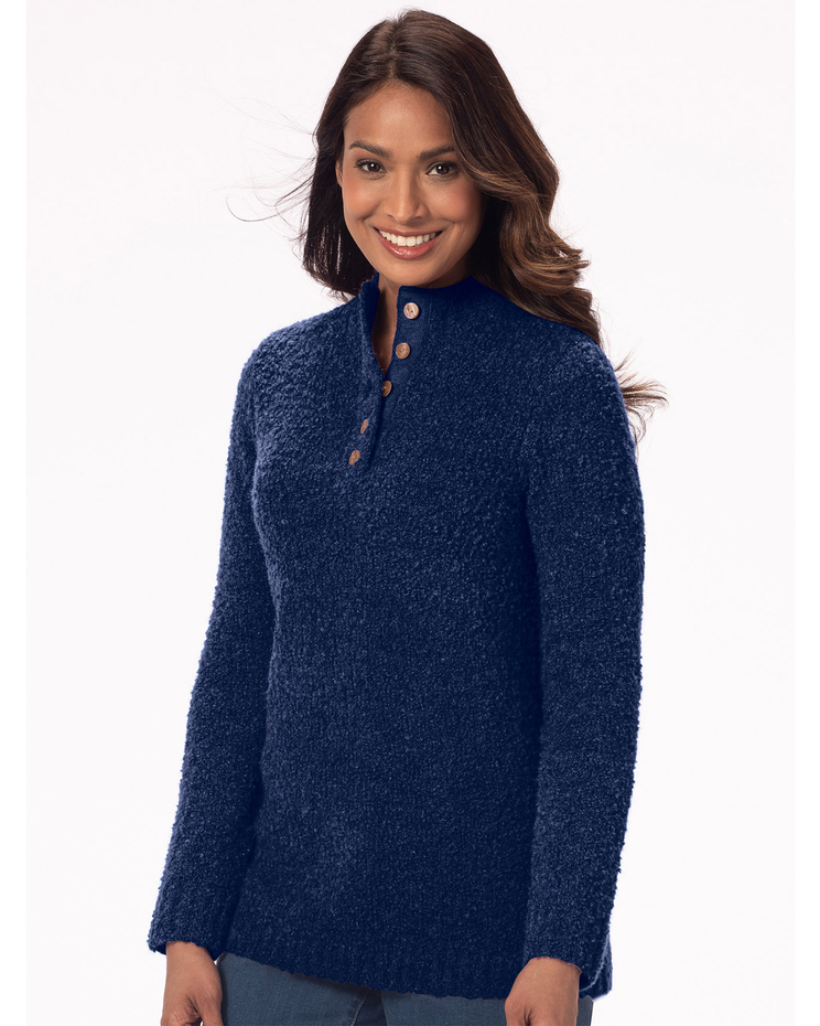 Cuddle Boucle Pullover Sweater image number 1