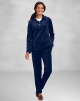 Velour Henley Set thumbnail number 1
