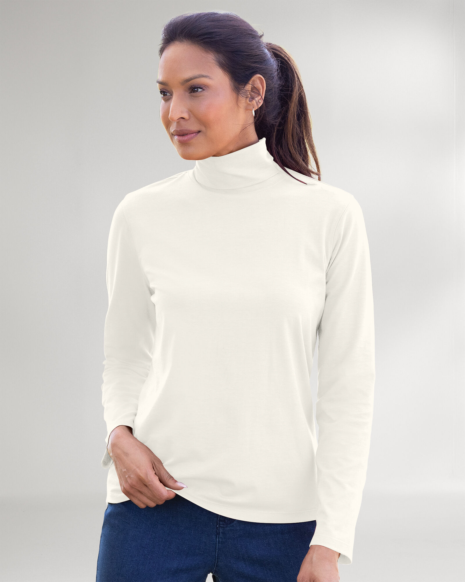 Solid turtleneck sales