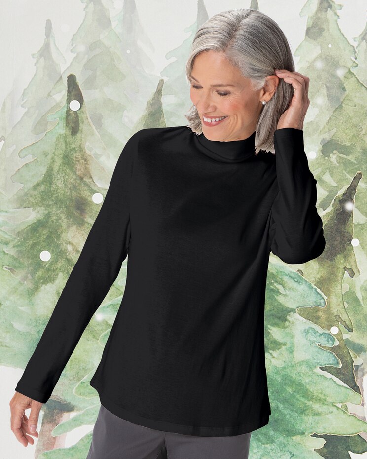 Coastal Cotton Mockneck image number 1