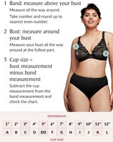 Glamorise Full Figure Plus Size Lace Comfort WonderWire Bra Underwire thumbnail number 5