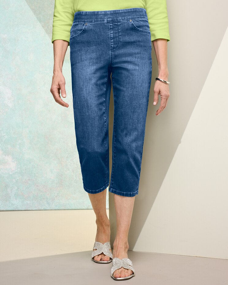 Slimtacular® Dream Jean Capri image number 1