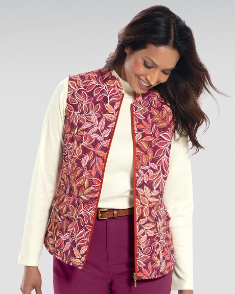 Berkshire Autumn Leaves Reversible Vest