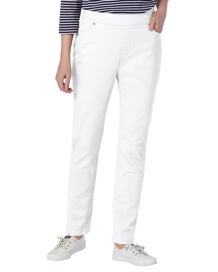 Liberty Knit Denim Slim Pull-On Jeans image number 1