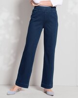 Classic Knit Denim Wide-Leg thumbnail number 1