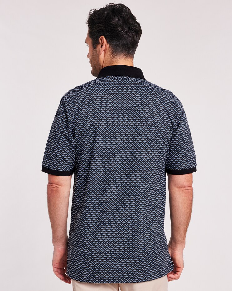 John Blair Short-Sleeve Piqué Knit Polo image number 3