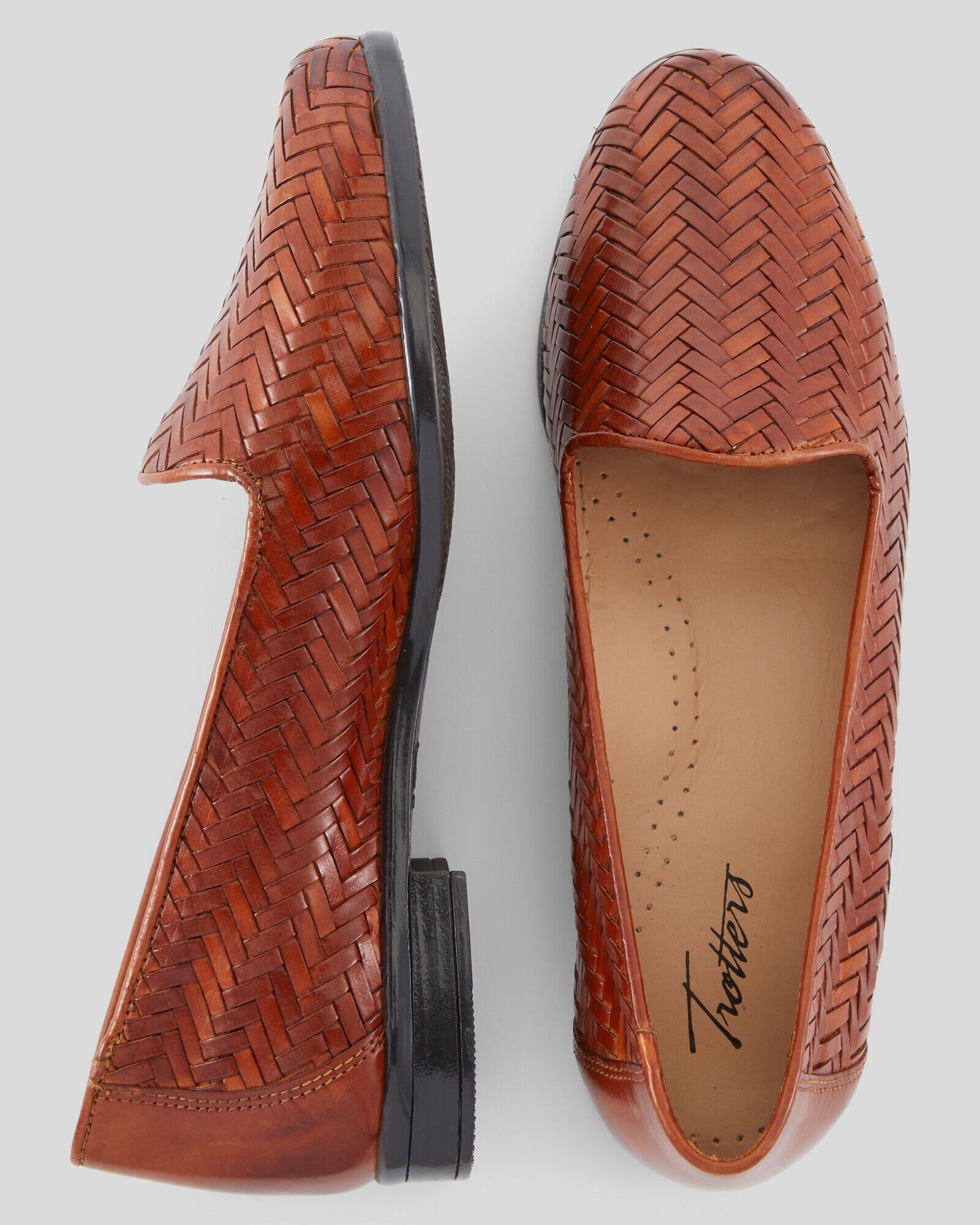 Trotters Liz III Woven Leather Slip On