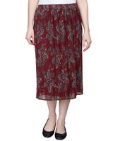 Alfred Dunner® Mulberry Street Casual Long Paisley Skirt thumbnail number 1