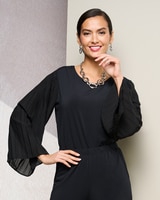 JetSet Pleated Sleeves Blouse thumbnail number 1