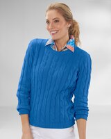 Bayside Cotton Cable Sweater thumbnail number 1