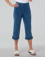 Classic Knit Denim Capri thumbnail number 1