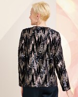 Waterfall Velvet Sequin Jacket thumbnail number 2