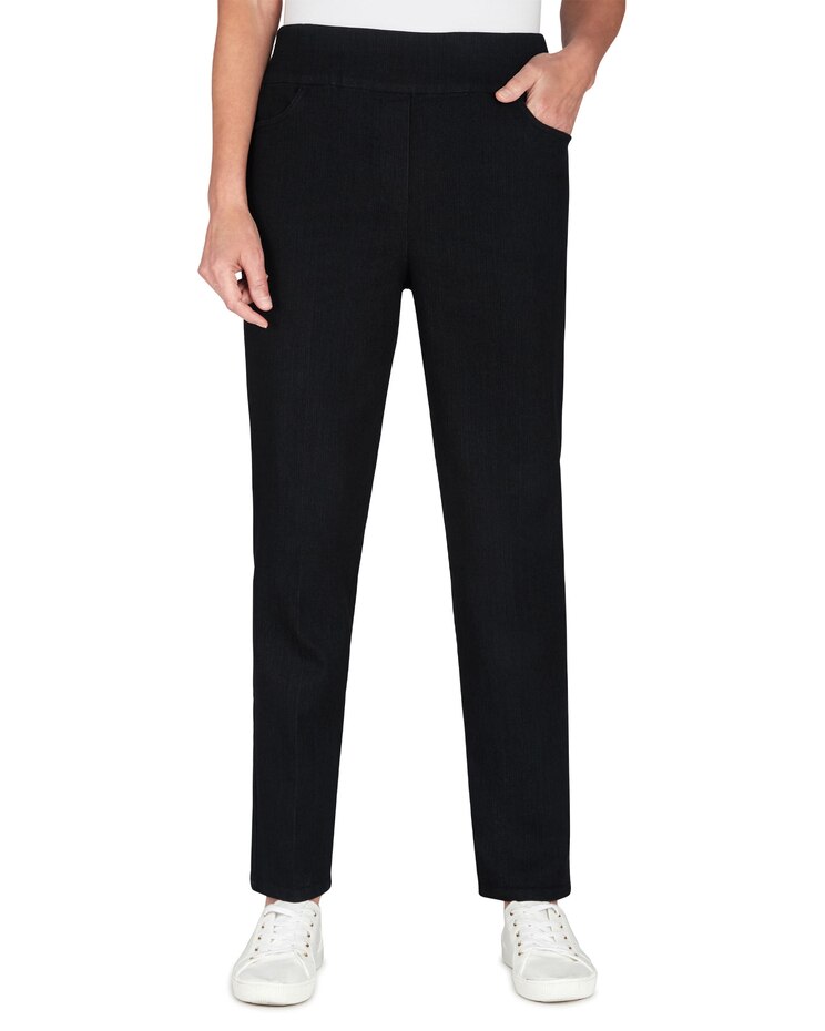 Alfred Dunner® Classics  Super Stretch Mid- Rise Average Length Pant image number 1