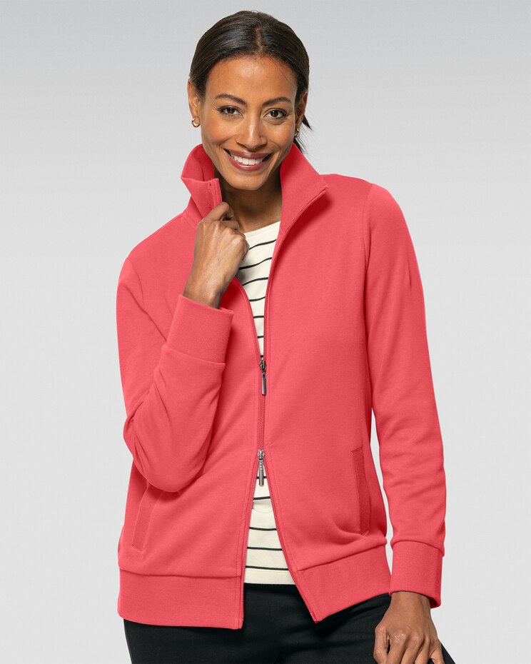 Candace Everyday Knit Zip Jacket image number 1