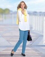 Foxcroft® Non-Iron Side-Button Tunic thumbnail number 2