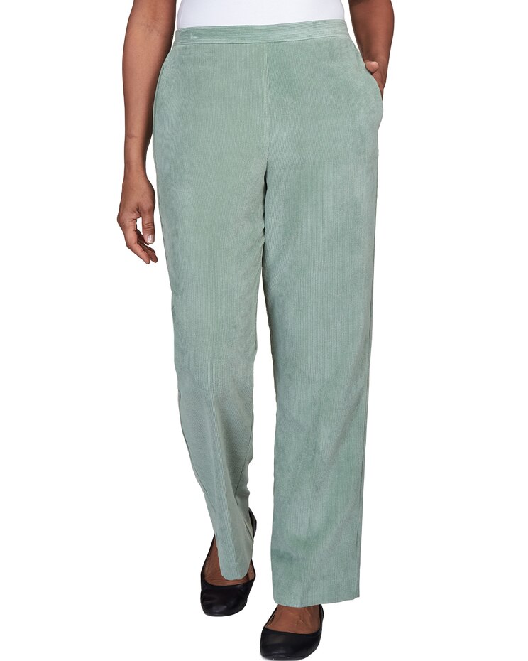 Alfred Dunner® St.Moritz Corduroy Regular Fit Average Length Pant image number 1