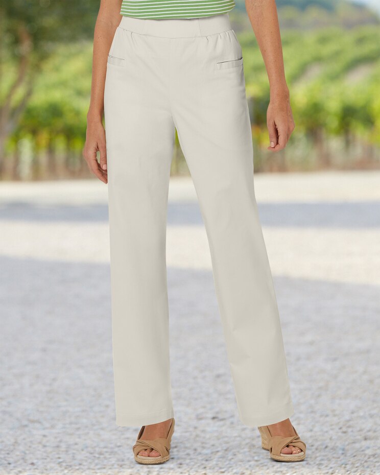 Harbor Twill Knit-Waist Pants image number 1