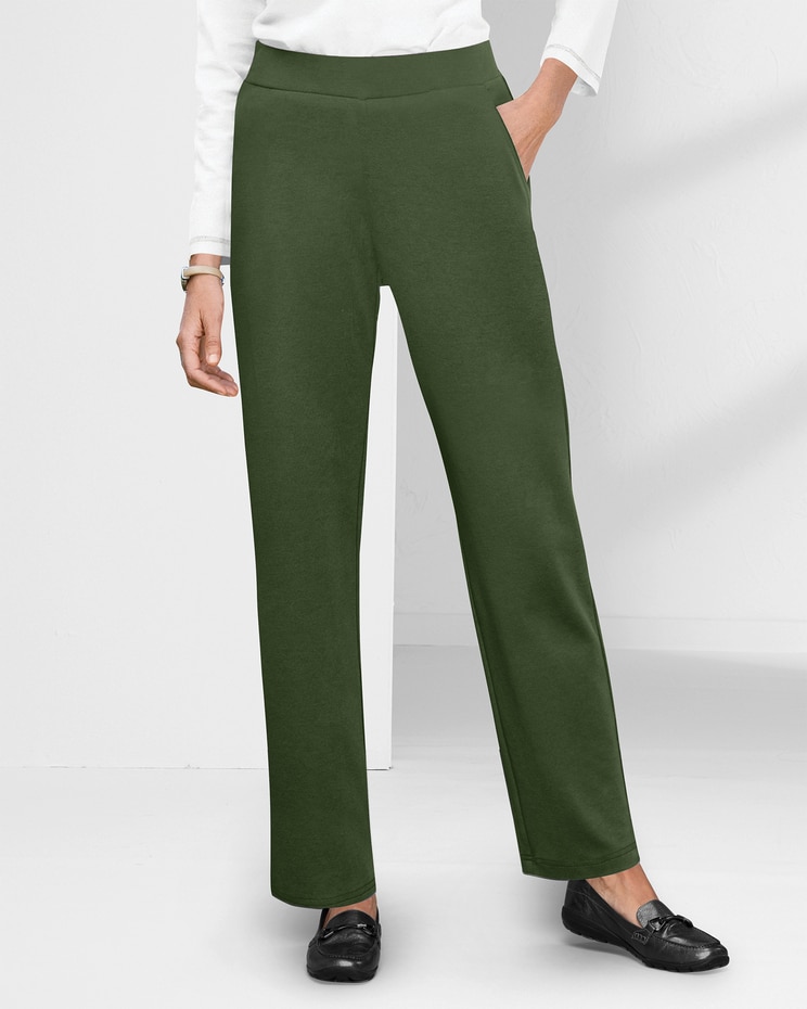 Everyday Knit Straight-Leg Pants image number 1