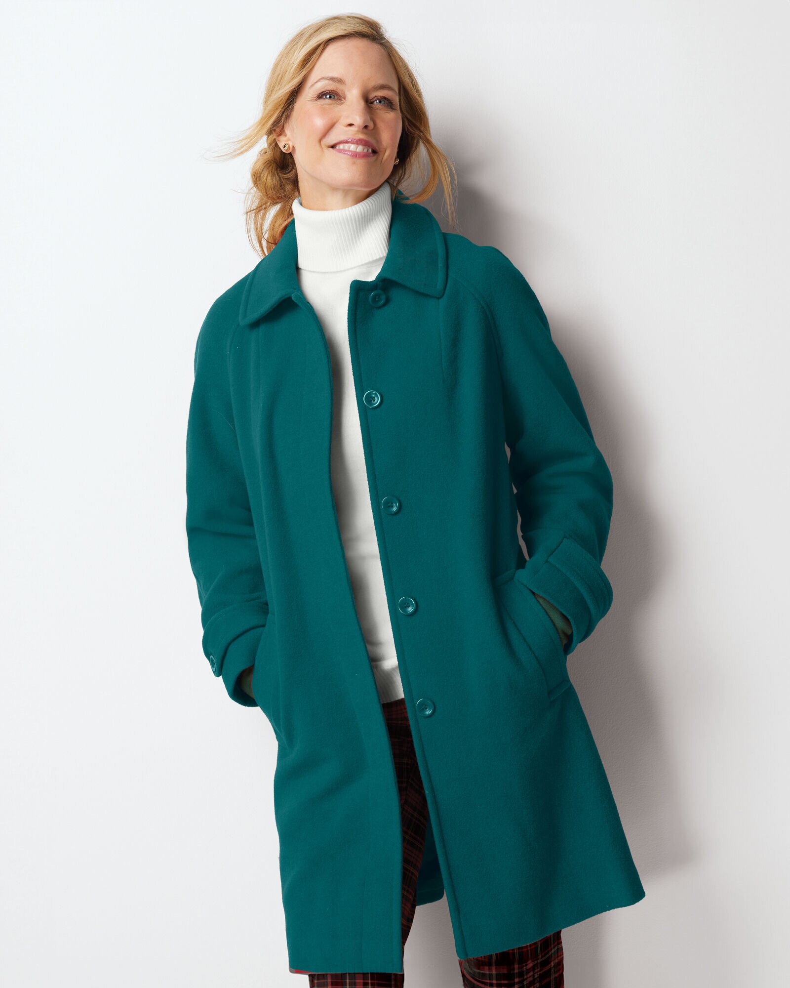 Wool Balmacaan Coat | Appleseed's