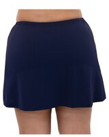 Fit 4 Ur Hips Solid Swim Skirt w/ Slit thumbnail number 2