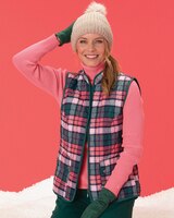 Berkshire Tartan Quilted Vest thumbnail number 1
