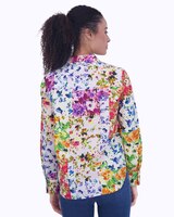 Meghan Long Sleeve Floral Patchwork Shirt thumbnail number 2
